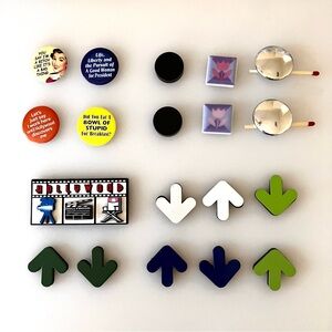 Lot of 19 Colorful Magnets